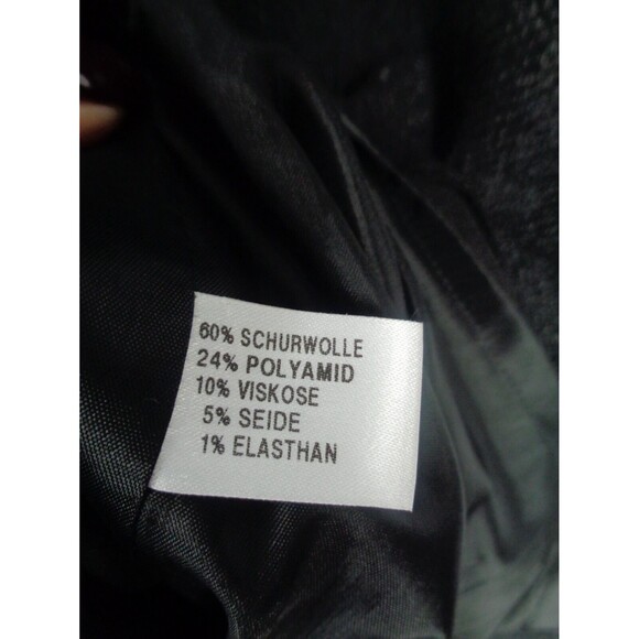 Maison Common Black Textured Wool Blend Skirt Size 46 / 16 US New - Picture 7 of 8